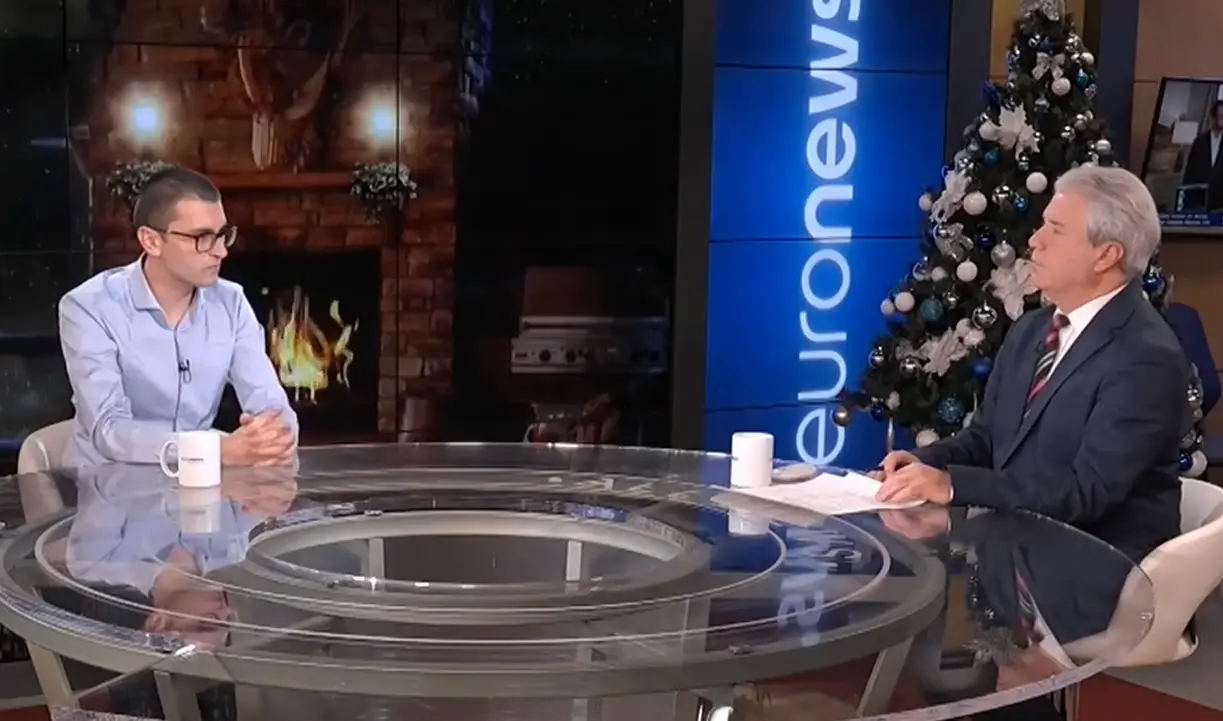 In the media - Pavel Andreev on donation for Euronews Bulgaria